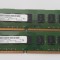 Kit 8 GB( 2 x 4 Gb ) Micron DDR 3 PC3-10600 1333 MHz , Memorie PC Desktop