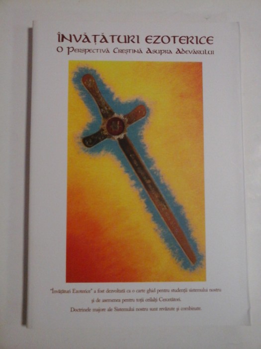 INVATATURI EZOTERICE O perspectiva crestina asupra adevarului - Stylianos Atteshlis