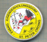 Y 1214 INSIGNA - RELIGIOASA-COPII- EVANG. JUGENDERHOULUNGSDORF -GERMANIA