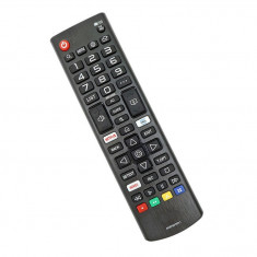 Telecomanda pentru TV, Compatibila LG smart, LCD/LED, AKB75675311, Netflix, Prime Video, Movies, neagra