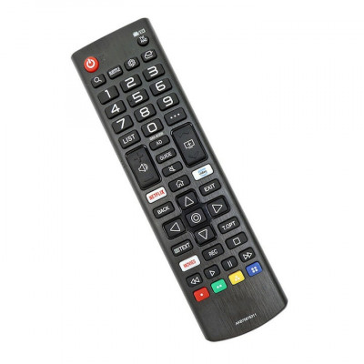 Telecomanda pentru TV, Compatibila LG smart, LCD/LED, AKB75675311, Netflix, Prime Video, Movies, neagra foto