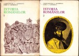 C6648 Istoria rom&acirc;nilor de Constantin Giurescu și Dinu Giurescu, volumele I și II, 1974 și 1976, Editura Științifică, București