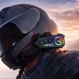 Intercomunicator Bluetooth 5.3 pentru Cască de Motocicletă, Negru, CMCLASS