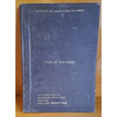 Arhitectura constructiilor scolare - Radu Tanasoiu Teza de doctorat