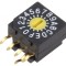 &Icirc;ntrerupător Codificare PCB THT 2,54mm