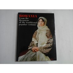 ROMANIA From the thesaurus of the traditional popular costume - Bucuresti, 1977