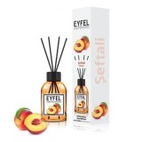 Odorizant Camera Eyfel Piersica, 120ml, Betisoare Ratan, Parfum Intens, Durata 6 Saptamani, Casa/Birou