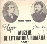 Muzeul de literatura romana. 1889-1989