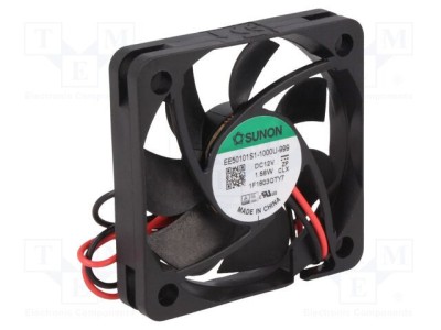 Ventilator DC axial 12V 50x50x10mm 21,97m3/h 30,7dBA SUNON foto