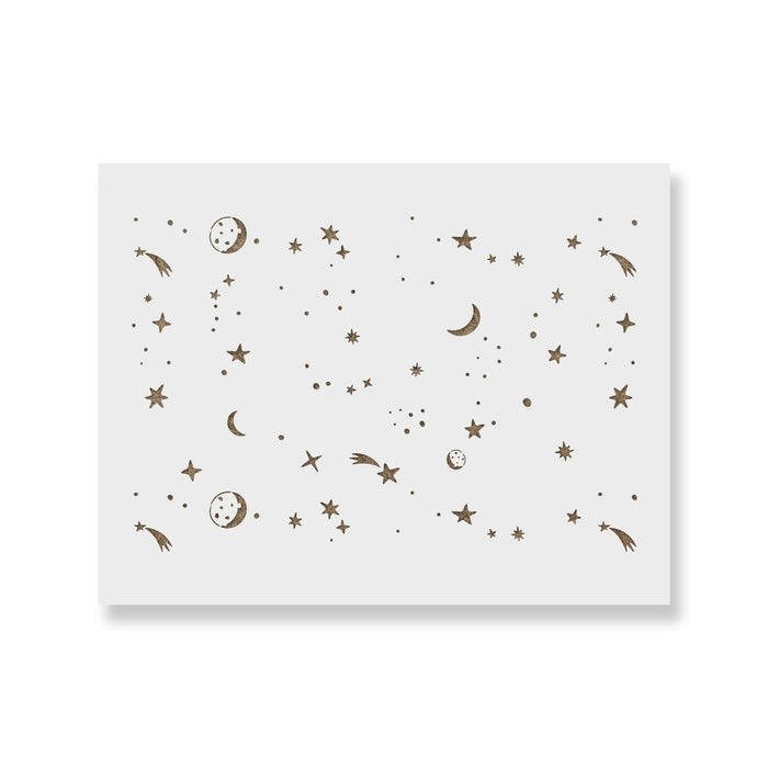 Sablon Perete vopsire, tencuiala 900x600x0.7mm Sky Stars Refolosibil, model MXSP7092