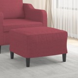 VidaXL Taburet, roșu vin, 60x50x41 cm, material textil