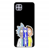 Husa compatibila cu Samsung Galaxy A22 5G Silicon Gel Tpu Model Rick And Morty Connected