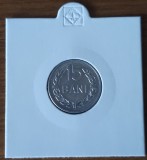 15 bani 1975, RSR / Rom&acirc;nia, aluminiu, XF