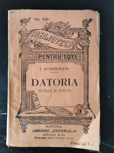 I. Agarbiceanu - Datoria