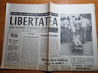 Libertatea 20 iulie 1990 foto