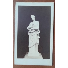 Fotografie tip CDV, sculptura Hygiaea