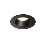 Spot incastrat, NUMINOS M Ceiling lights, black Indoor LED recessed ceiling light black/black 4000K 40&deg; gimballed, rotating and pivoting, including le, SLV