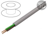 Cablu UNITRONIC LiHH 3x1mm2 neecranat 60V gri-bej