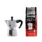 Set Espressor Bialetti 3 cesti + cafea macinata Classico 250gr