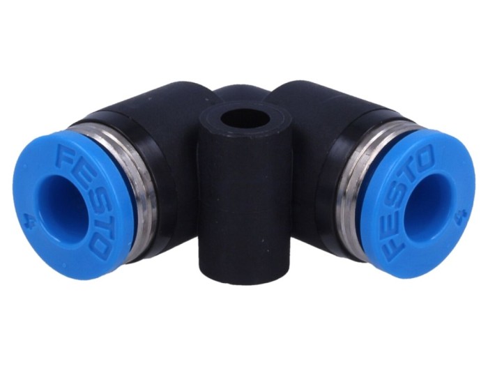 Conector push-in 90&deg; 4mm