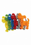 Accesorii pentru activitati senzoriale,catel,fetru,6 bucati set