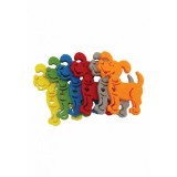 Accesorii pentru activitati senzoriale,catel,fetru,6 bucati set
