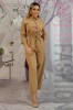 R960-16 Salopeta lunga elegant/casual cu guler tip camasa, L/XL, M/L, S/M
