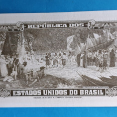 5 Cruzeiros nedatata anii 1970 Bancnota veche Brazilia - SUPERBA