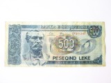 Rară! Albania 500 Leke 1992,bancnota din imagini la 30% din preț