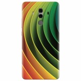 Husa silicon pentru Huawei Mate 10, 3D Multicolor Abstract Lines