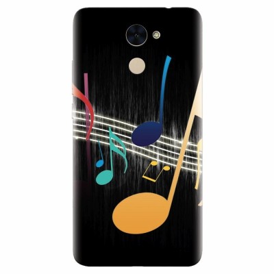 Husa silicon pentru Huawei Y7 Prime 2017, Colorful Music foto