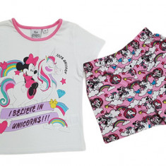 Pijama maneca scurta Minnie Mouse 3-8ani