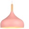 Plafoniera LED retro iDEGU, stil scandinav, E27, 24 cm, roz - RESIGILAT