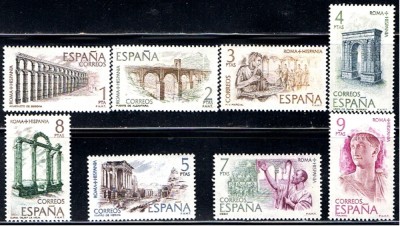 C315 - Spania 1974 Cultura 8v..nestampilat MNH foto