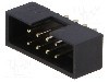 Conector IDC, 8 pini, pas pini 2mm, AMPHENOL - T823-108A1S100HEU foto