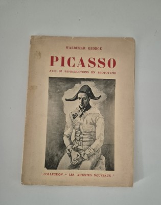 Carte veche Waldemar George Picasso foto
