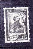 ROMANIA 1956 - 125 DE ANI DE LA NASTEREA LUI TH.AMAN, MNH - LP 417, Istorie, Nestampilat