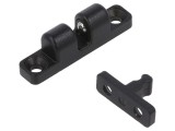 Blocator cu bile negru 8mm 38mm 25N pentru profile T