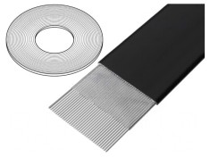 Cablu bandă 1,27mm 14x28AWG PVC negru 30,5m