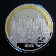 A170-Medalie mare Letonia Europa Riga Latvija CE-Germania 2014.