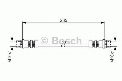Conducta / cablu frana VW LT II bus (2DB, 2DE, 2DK) (1996 - 2006) BOSCH 1 987 481 008 foto