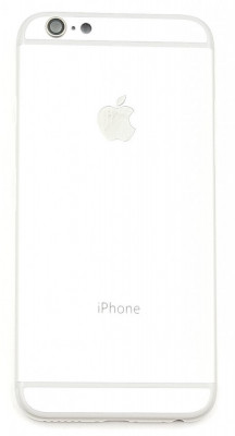 Capac baterie + mijloc + suport sim iPhone 6 WHITE foto