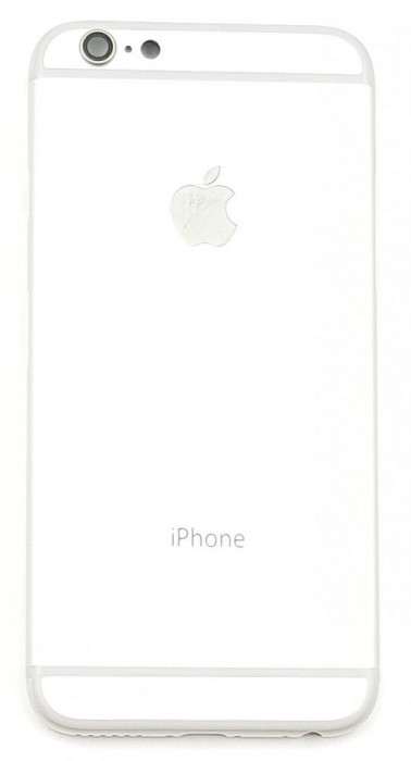 Capac baterie + mijloc + suport sim iPhone 6 WHITE