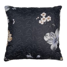 Fata perna textil matlasat multicolor Flower 40x40 cm