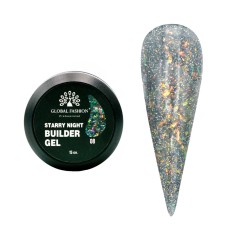 Gel pentru modelarea unghiilor 15 g, Starry Night Builder Gel, 08 foto