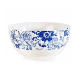 Cumpara ieftin Bol portelan albastru alb &Oslash; 14 cm x 7 H