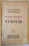 VERSURI de TUDOR ARGHEZI , EDITIE DEFINITIVA , 1936