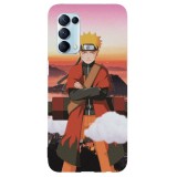 Husa compatibila cu Oppo A5 (2020) model Naruto Sage Mode, Silicon, TPU, Viceversa, Transparent, Carcasa