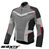 Cumpara ieftin Geaca (jacheta) barbati pentru scuter - motocicleta Touring Seventy vara model SD-JT70 Atacama culoare: negru/gri/rosu Negru/gri/rosu XL