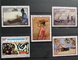 PC285 - Polinezia Franceza 1970 Arta/ Artisti in Polinezia, serie MNH, 5v, Nestampilat